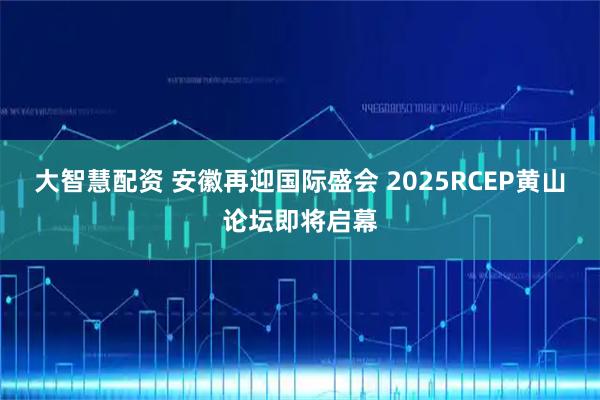 大智慧配资 安徽再迎国际盛会 2025RCEP黄山论坛即将启幕